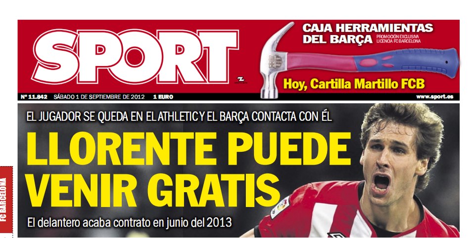 Llorente - mục tiêu 'miễn phí' của Barça mùa hè 2013?